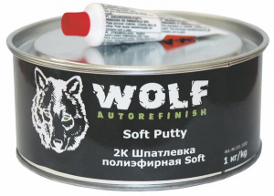 2K Шпатлевка полиэфирная Soft 1,7 кг, вкл. отвердитель